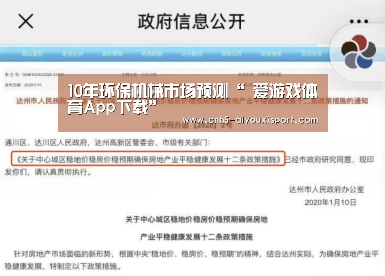 10年环保机械市场预测“ 爱游戏体育App下载”